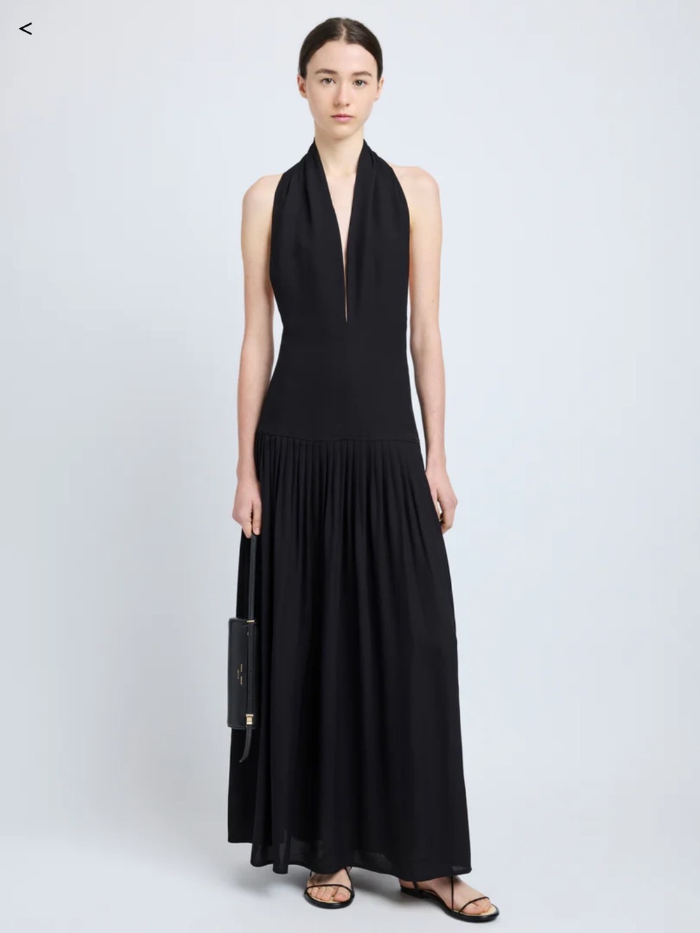 Proenza Schouler Tala Dress in Viscose Georgette size 10